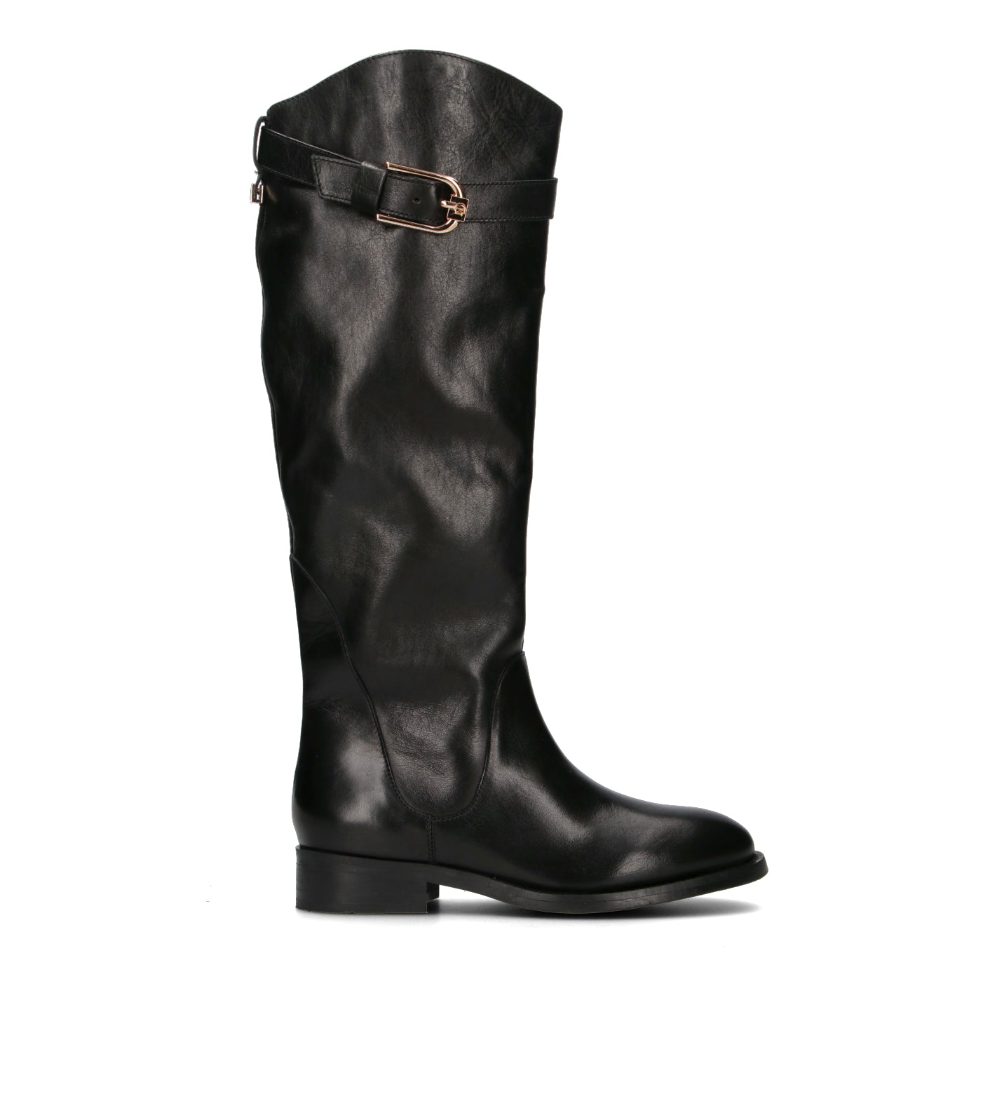 CAFéNOIR Stivale donna nero in pelle