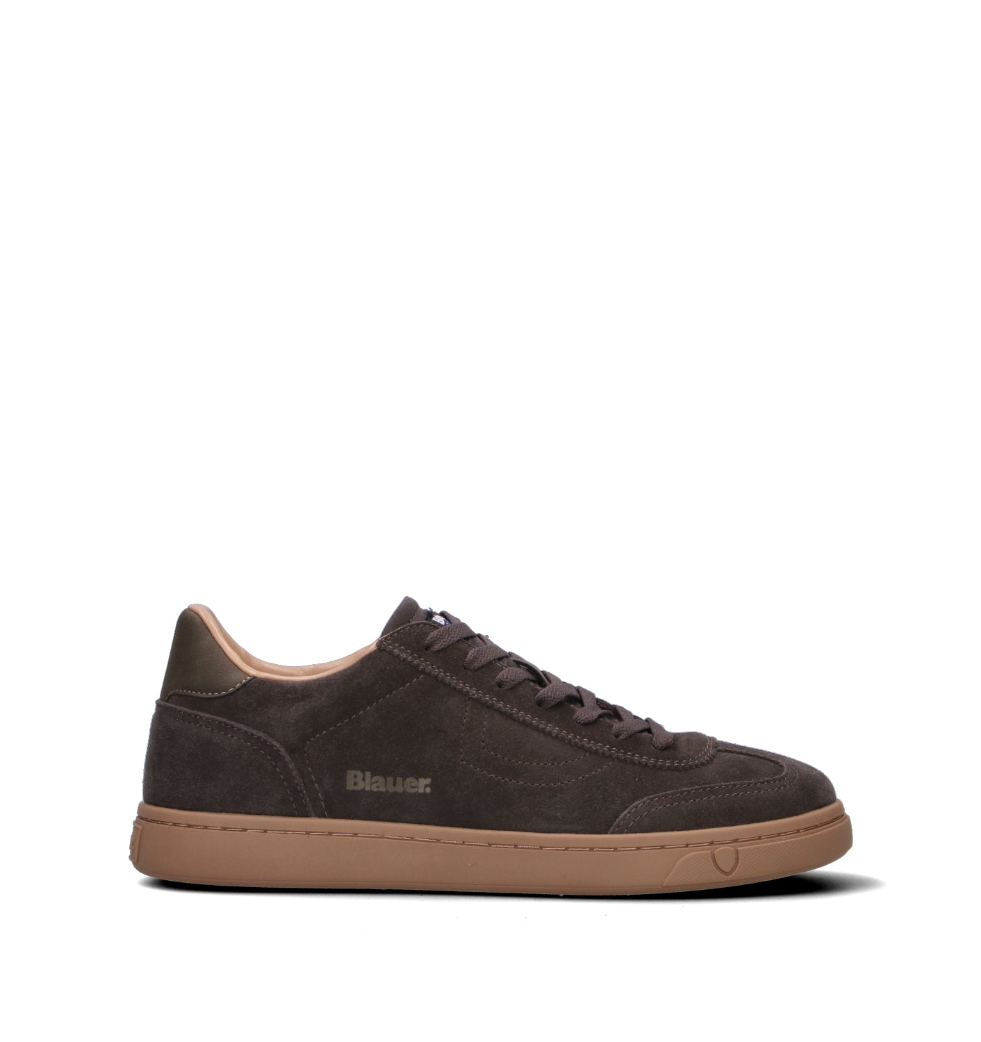 BLAUER Sneaker uomo marrone in suede