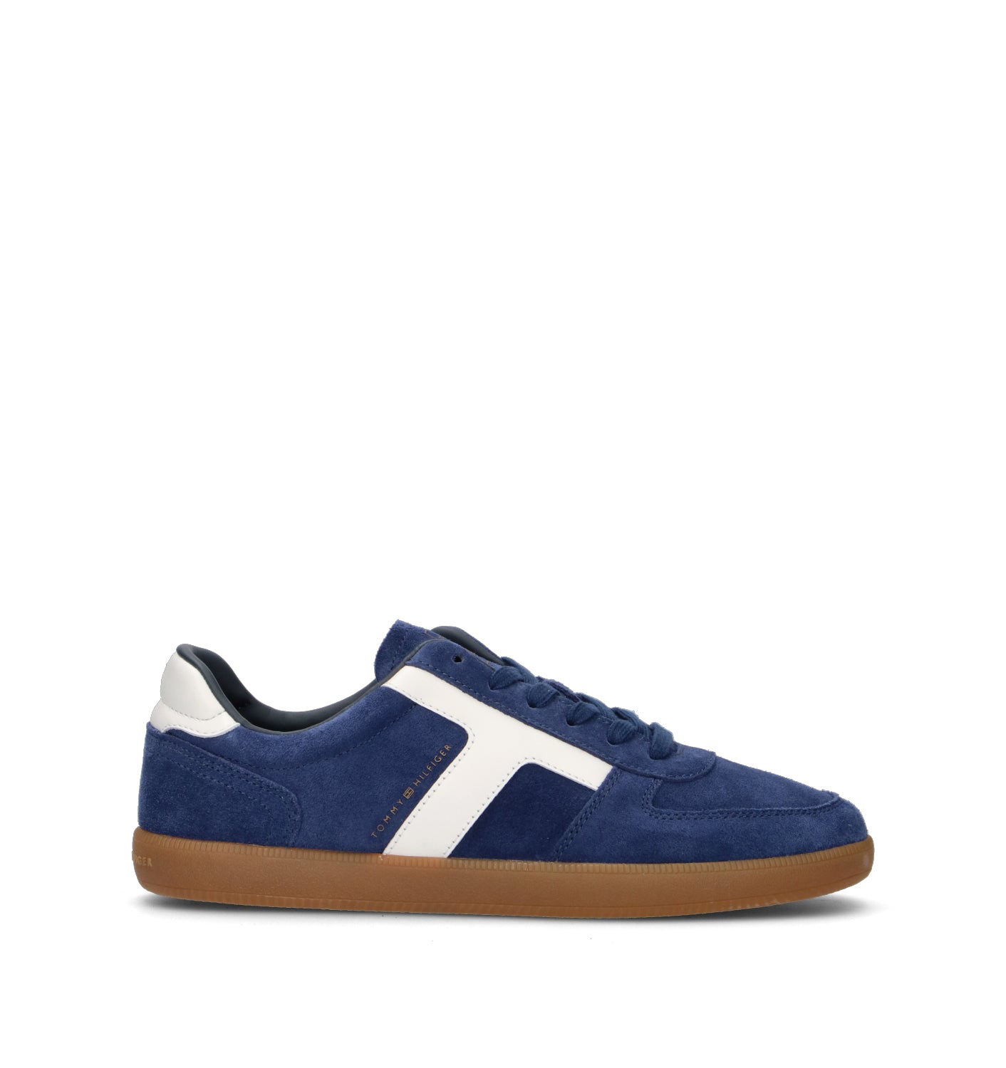 TOMMY HILFIGER Sneaker uomo blu in suede