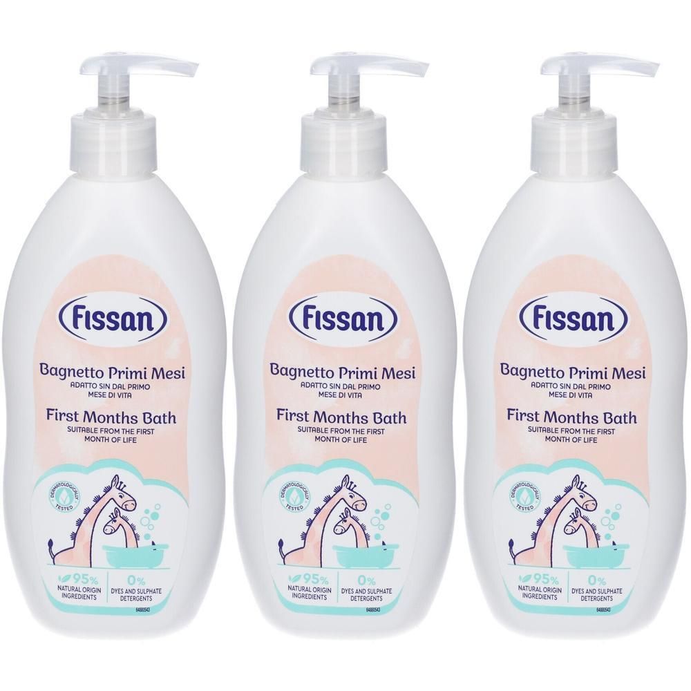 Fissan Bagnetto Primi Mesi 3x400 ml