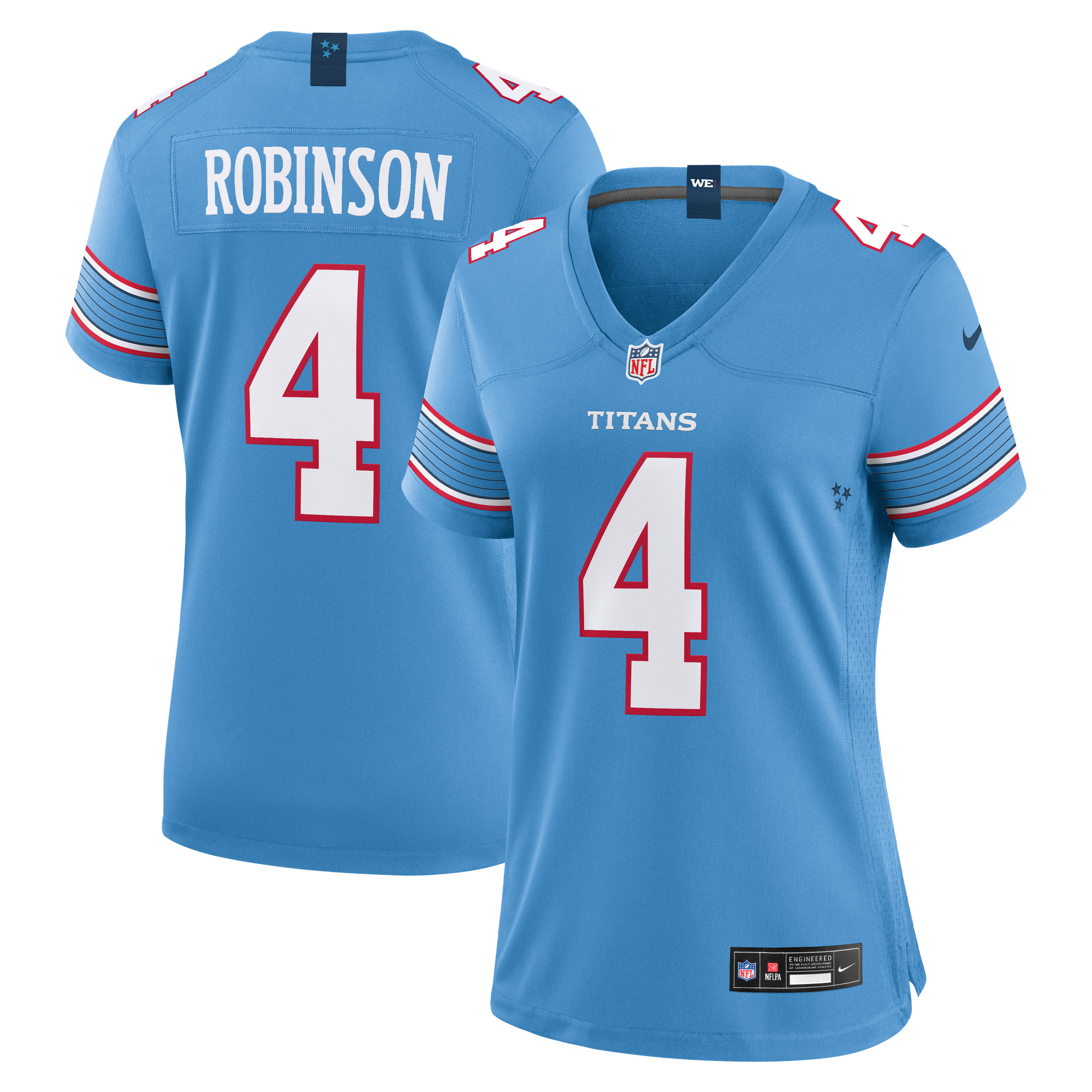 Tennessee Titans Nike Game Heimtrikot - Hellblau - Wan'Dale Robinson - Damen