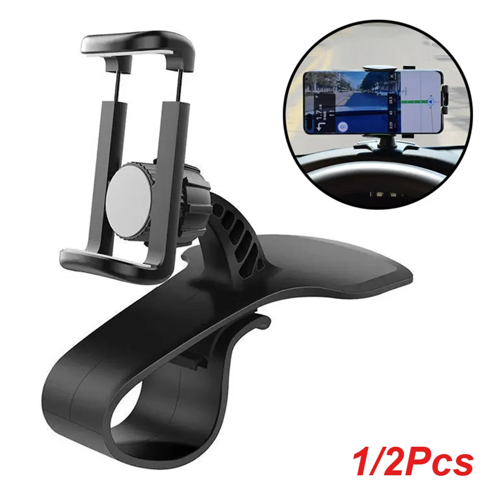Universal Car GPS Navigation Dashboard Stand 360° Rotation Car Phone Holder Car Clip Mount Bracket Mobile Phone Support in Car