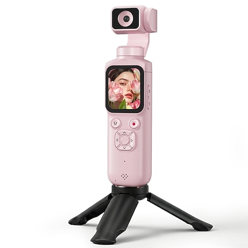 Tragbare 4K-HD-Actionkamera mit intelligentem Gimbal-Stabilisator und schnellem Autofokus Tracking, Stativkompatibel, geeignet für Videoaufnahmen, Drohnenfotografie, Heimgebrauch, Reiseaufnahmen,