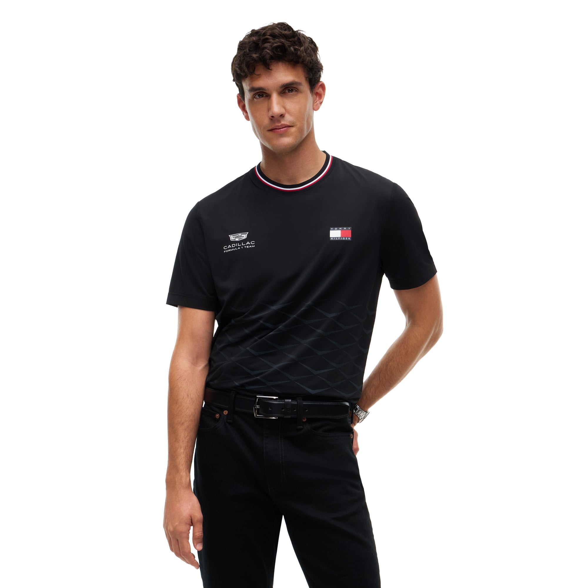 Maillot Cadillac Tommy Hilfiger Sergio Perez Édition Spéciale GP du Mexique - Noir - Homme Taille: M