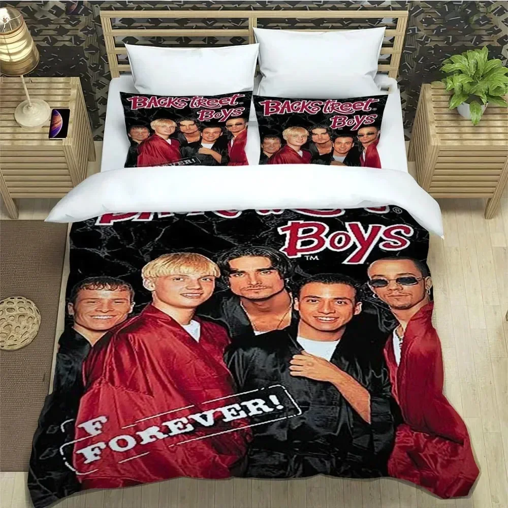 BSB bande backstreet garçons ensembles de literie exquis fournitures de lit ensemble housse de couette parure ensemble de literie ensemble de literie de luxe anniversaire