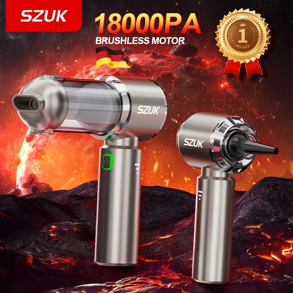 Aspirateur de voiture mini SZUK 18000Pa, puissant, portable, pour voiture, forte aspiration, aspirateur sans fil à main aspirateur sans fil aspirateur à main puissant aspirateurs sans fil aspirateur pour voiture