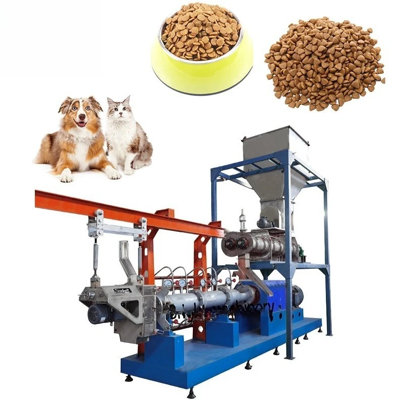 Fabricant chinois d'équipements de transformation d'aliments pour chats, extrudeuse d'aliments secs pour animaux de compagnie, machine de fabrication d'aliments pour chiens et chats