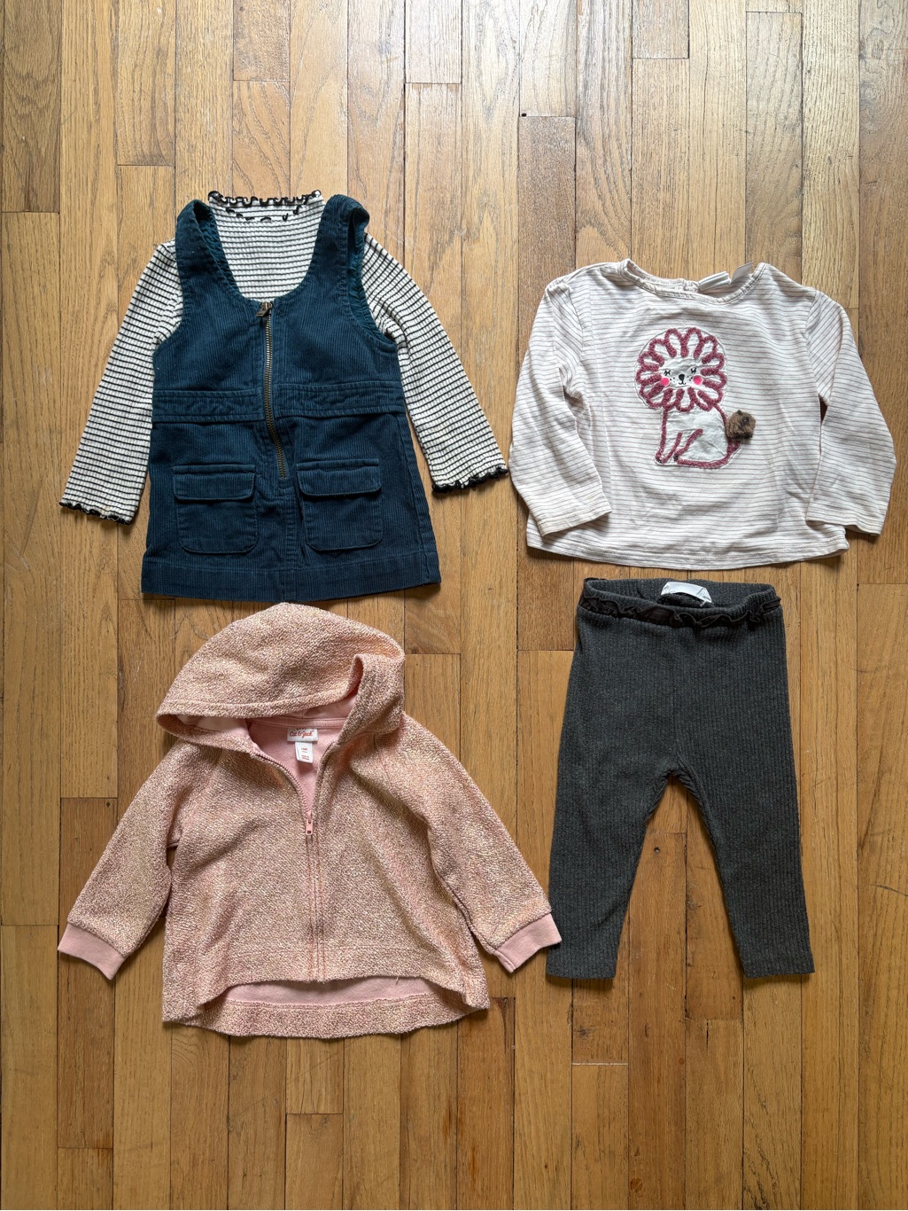 Zara Shirts & Tops | Girls Size 12 Months Clothes Bundle | Color: Blue/Pink | Size: 12mb