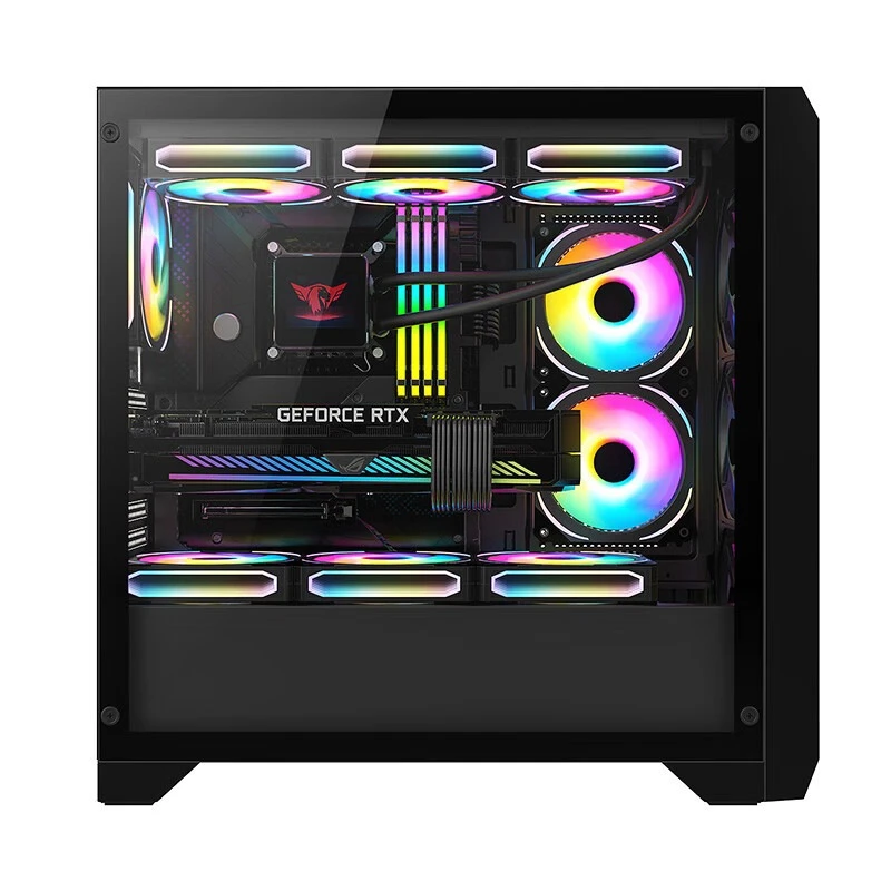 i9 + 5070 AI graphics design computer host 32G desktop computer, modeling and rendering live games