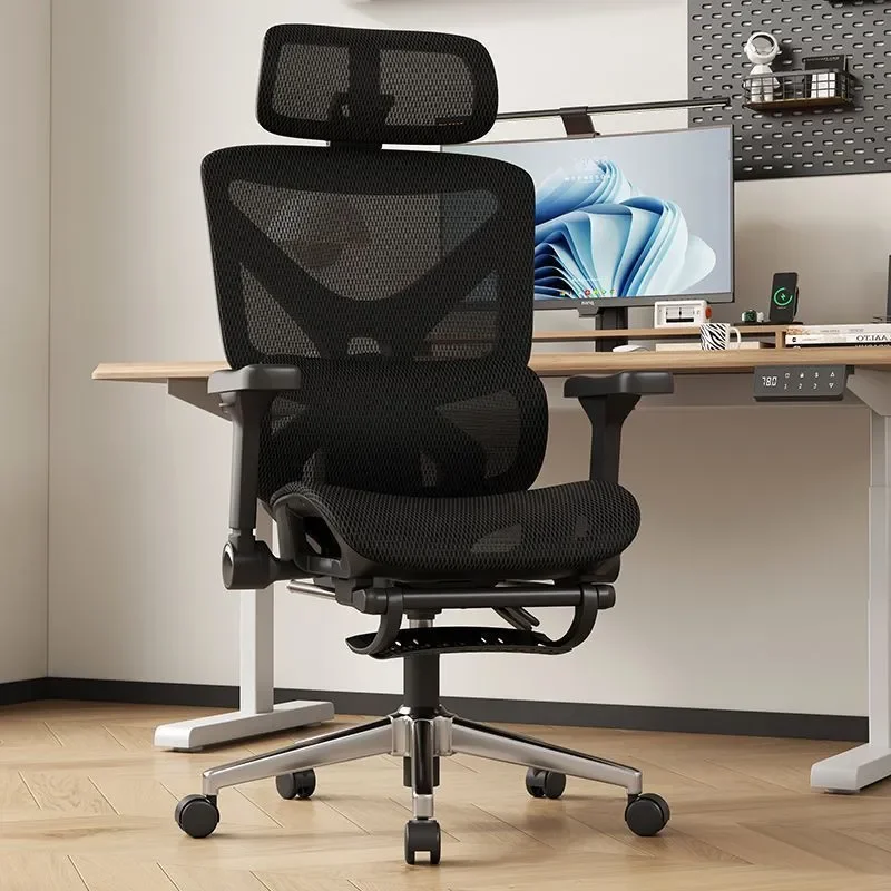 Ergonomic Computer Chair with Lumbar Support for Home Office and Gaming Corrects Sitting Posture Comfortable Sedentary Study