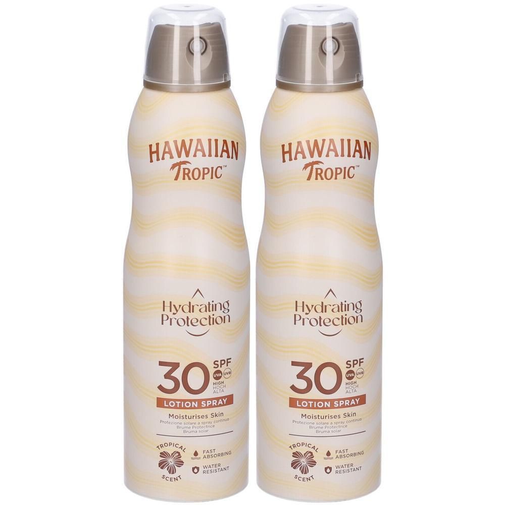 Hawaiian Tropic Hydrating Protection Lozione Solare Spray SPF 30 2x177