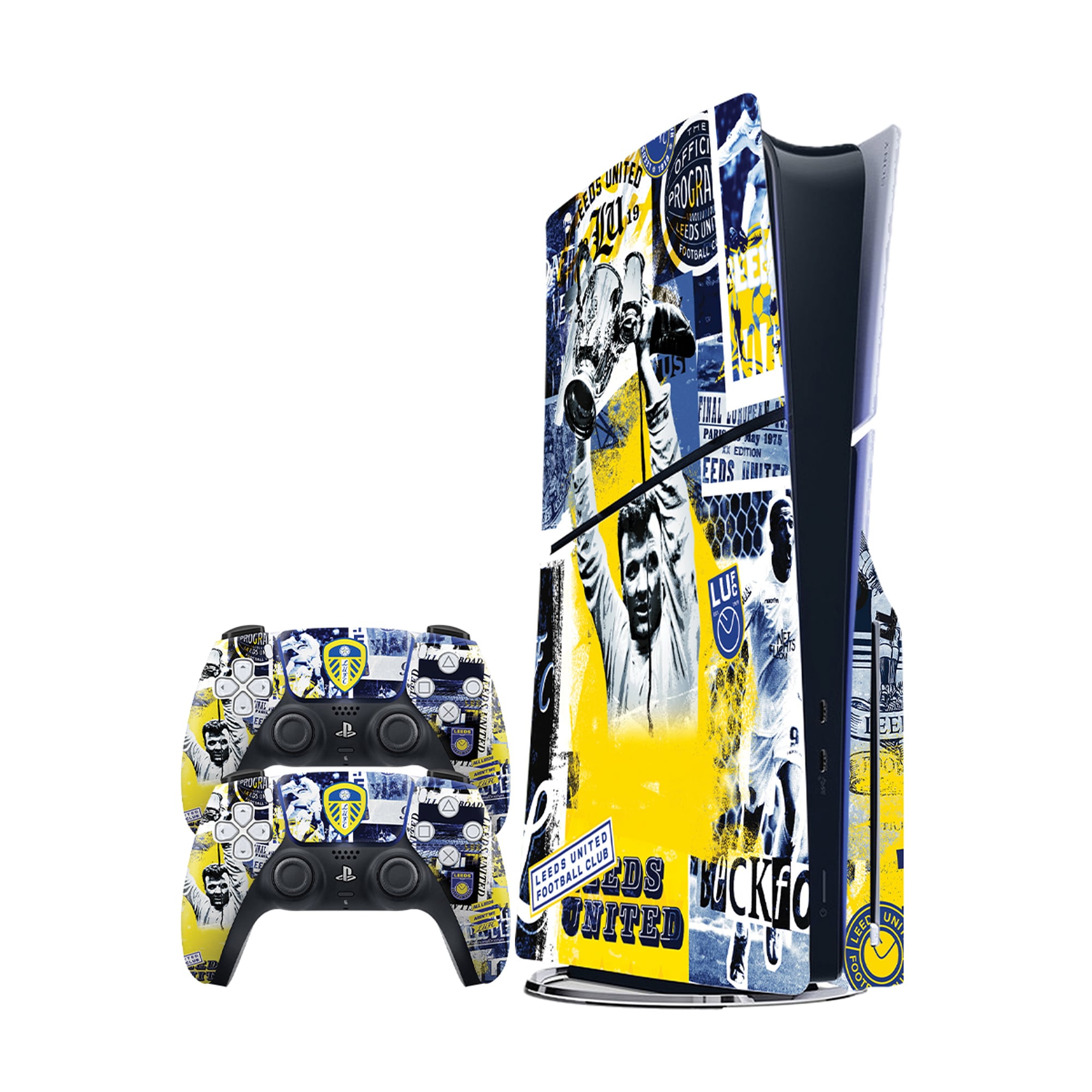 Leeds United PS5 Slim Disc-Skin-Bundle
