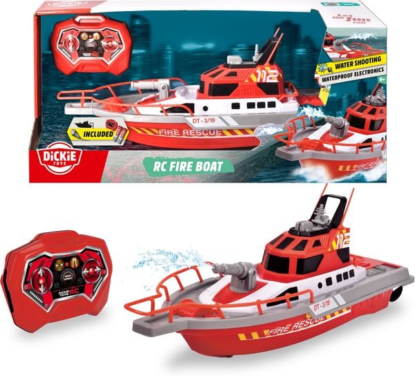 Dickie RC Fire Boat, RTR