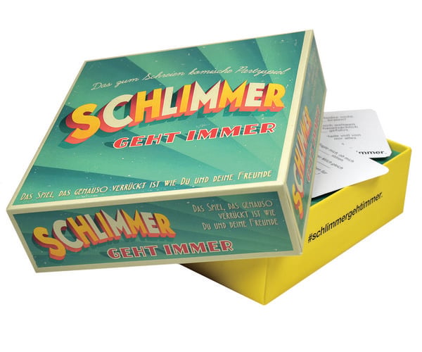 Pegasus - Schlimmer geht immer, Das zum schreien komische Partyspiel, Kartenspiel