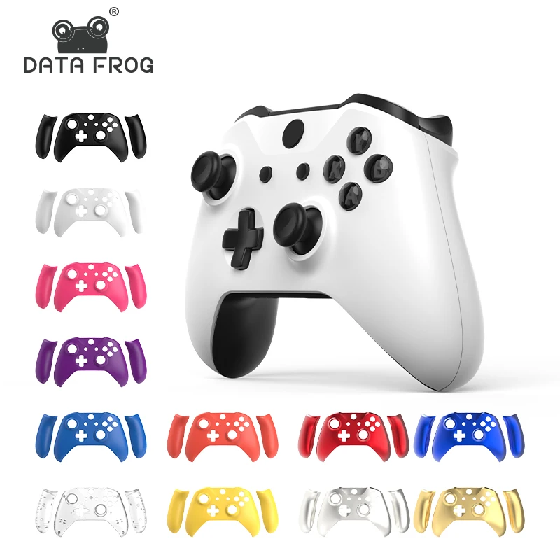 DATA FROG for Xbox One S Control Case Housing for Xbox One Controller Shell with Grips Custom DIY Gaming Mod for Xbox Shell