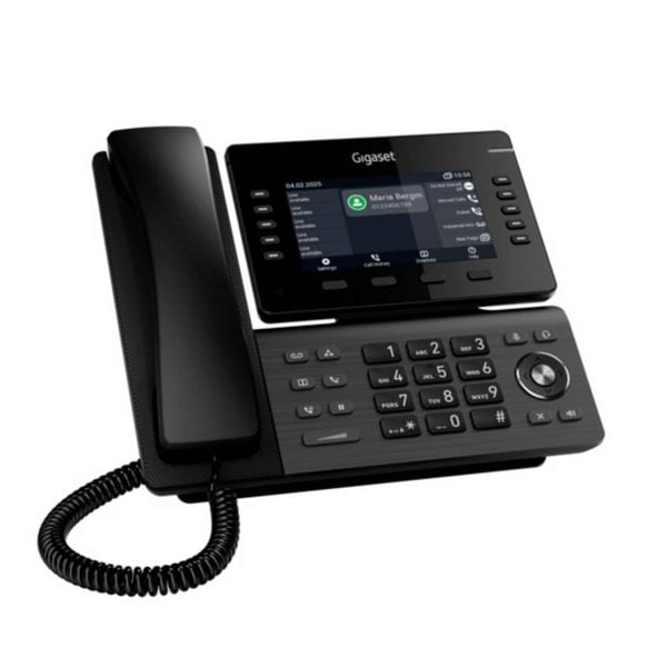 Gigaset Pro P855BW IP PRO Schnurgebundenes Telefon, VoIP Schwarz