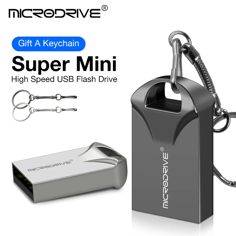 Mini clé USB, clé USB 2.0, 64 Go, 32 Go, 16 Go, 8 Go, 4 Go, clé USB avec porte-clés, 128 Go, clé USB, cadeaux créatifs