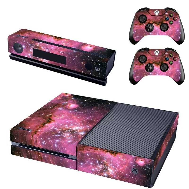 Xbox One Console And Controller Vinyl Skin Protective Decal pink