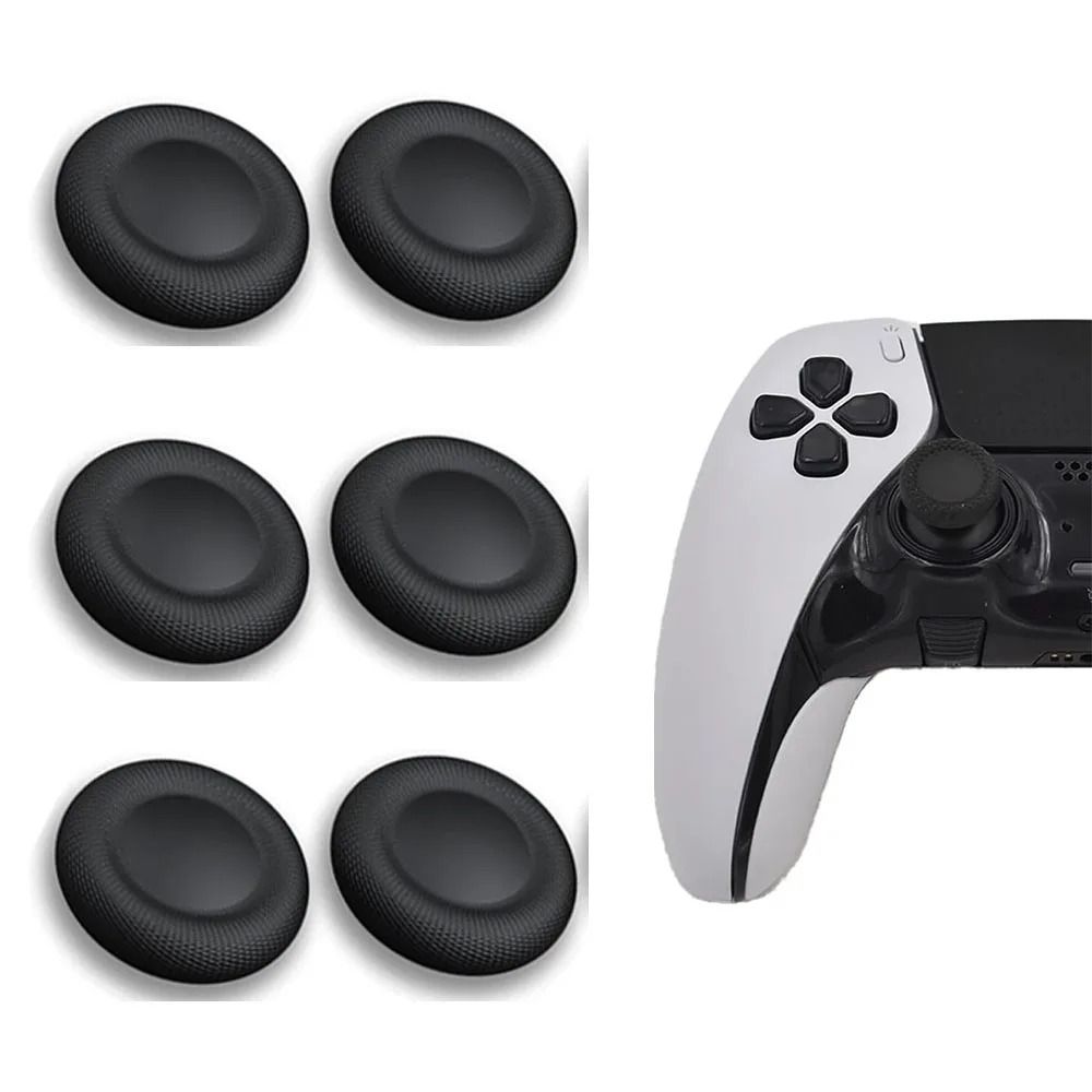 PS5 PS4 Replacement Thumbstick Caps With Anti Slip Grip 6 Pcs for Xbox