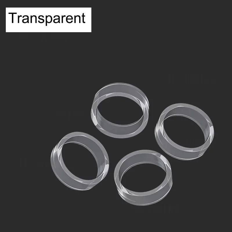 4 8PCS Silicone Joystick Protector Rings For PS5 Xbox Switch Pro Steam Deck transparent (4 Pcs)