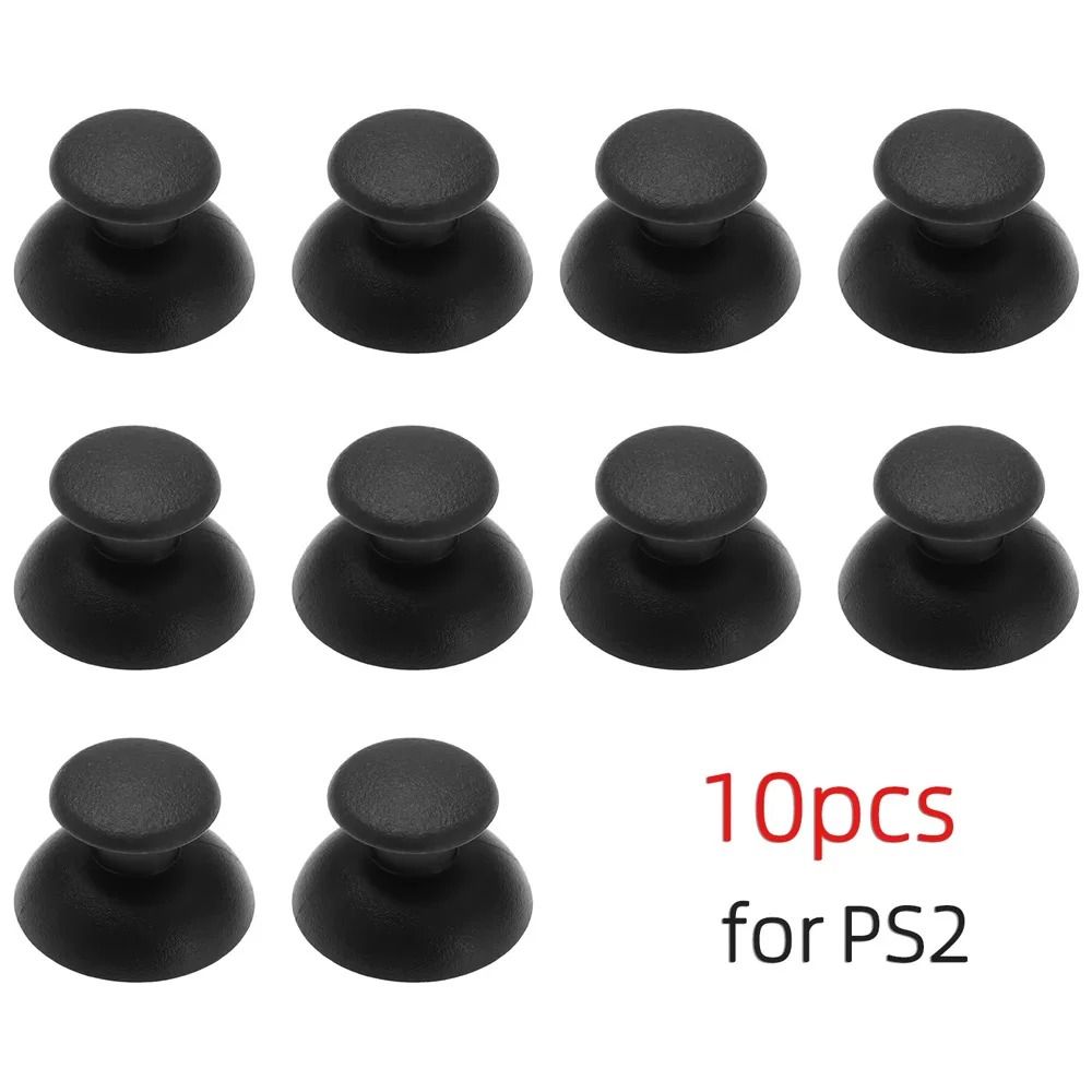 10PCS Replacement Thumbstick Caps For Xbox And PlayStation Controllers ps2 (10 Pcs)