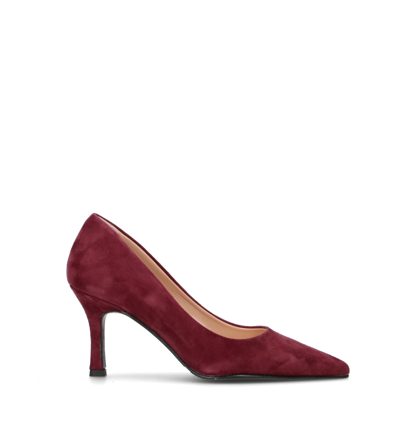 OLIVIA POSTER Décolleté donna bordeaux in suede