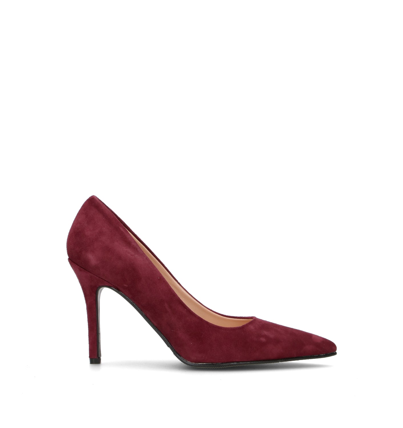 OLIVIA POSTER Décolleté donna bordeaux in suede