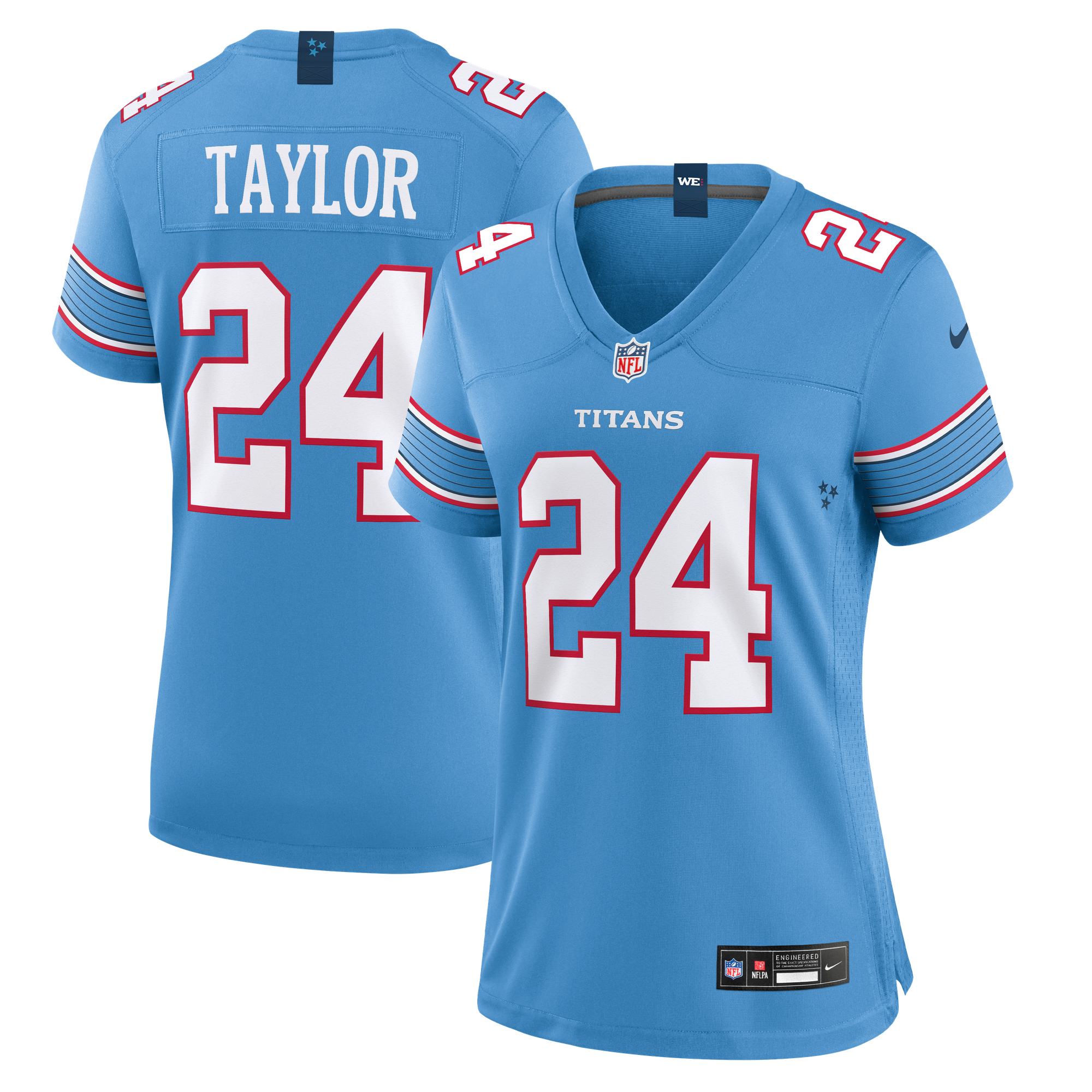 Tennessee Titans Nike Game Heimtrikot - Hellblau - Alontae Taylor - Damen