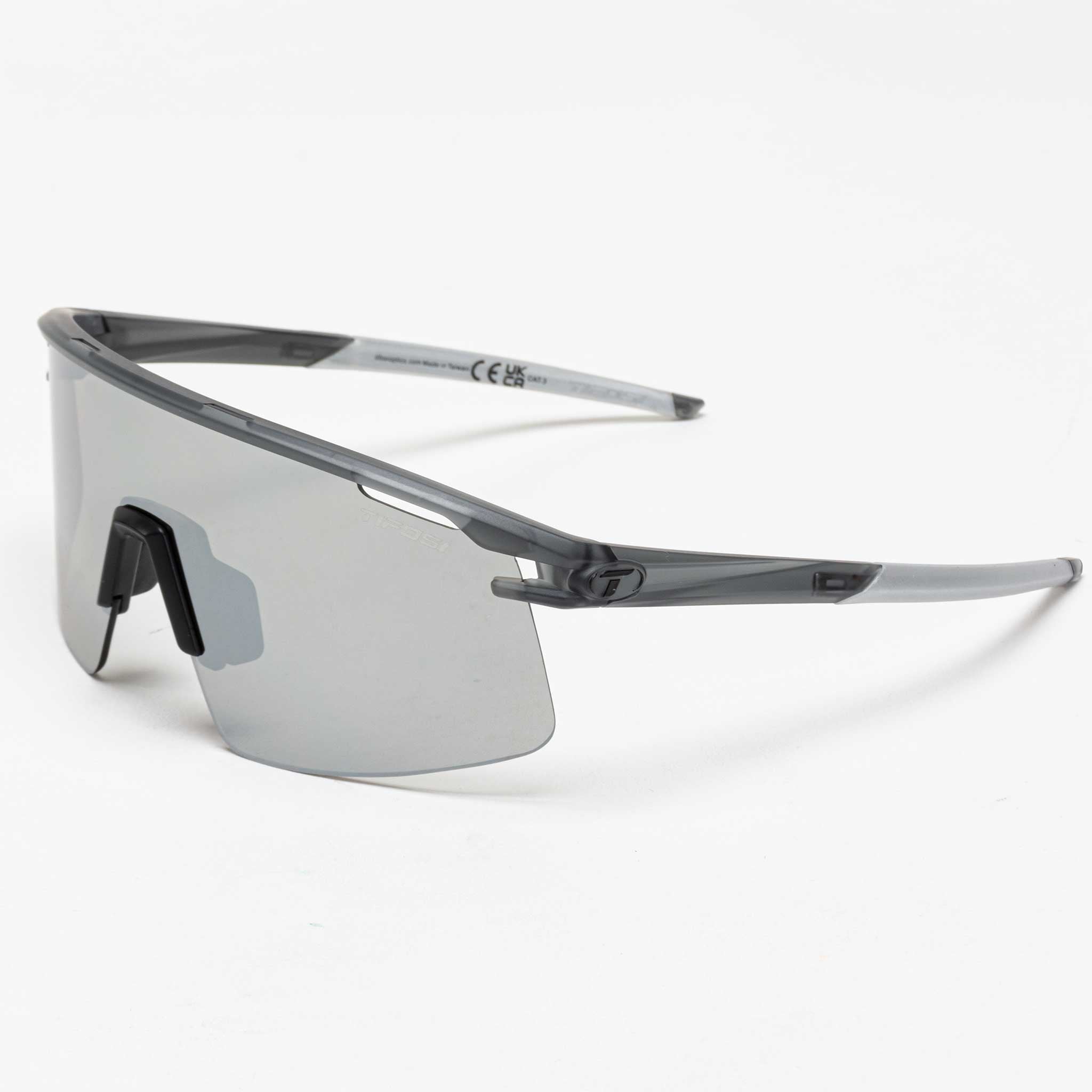 Tifosi Moab Lite Sunglasses Sunglasses Satin Vapor (Silver Mirror/AC Red/Clear)