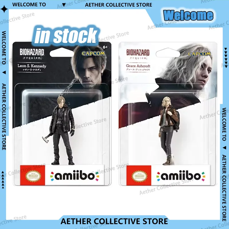 Grace Leon Requiem Amiibo For Switch 2 NFC Supported Game Unlock Accessory Video Game Collectible Figurine For Game Collectors