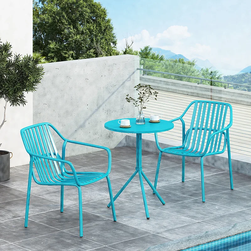 Outdoor garden community table and chair garden outdoor table and chair combination