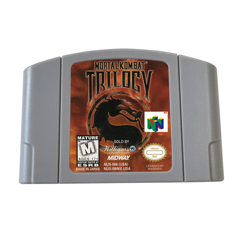 LinkB1 - 64 Bit Video Game Mortal Kombat Trilogy, Castlevania, BanjoTooie For N64 Games Cartridge NTSC-U For N64 Game Console