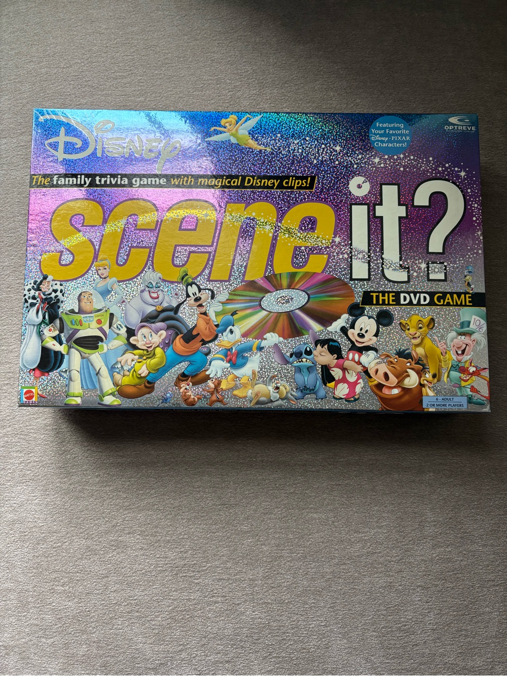 Disney Video Games & Consoles | Disney Scene It? The Dvd Game Purple & Yellow Holographic Box | Color: Purple/Yellow | Size: Os