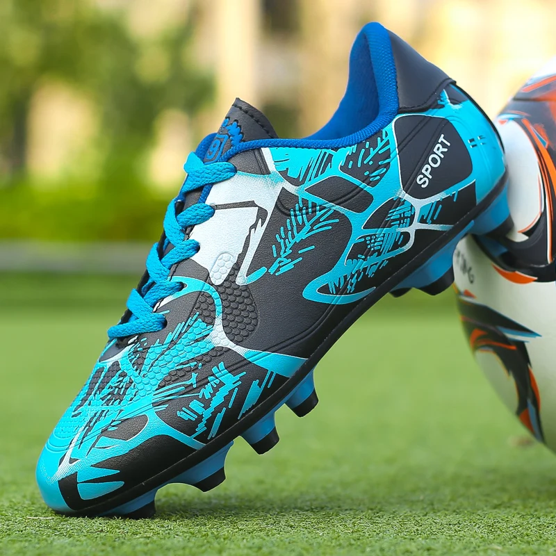 Fußballschuhe für Kinder, neue, professionelle Fußballschuhe für Herren, Original, Top-Qualität, für Jungen und Mädchen, rutschfeste, ultraleichte Fußballschuhe für den Außenbereich.