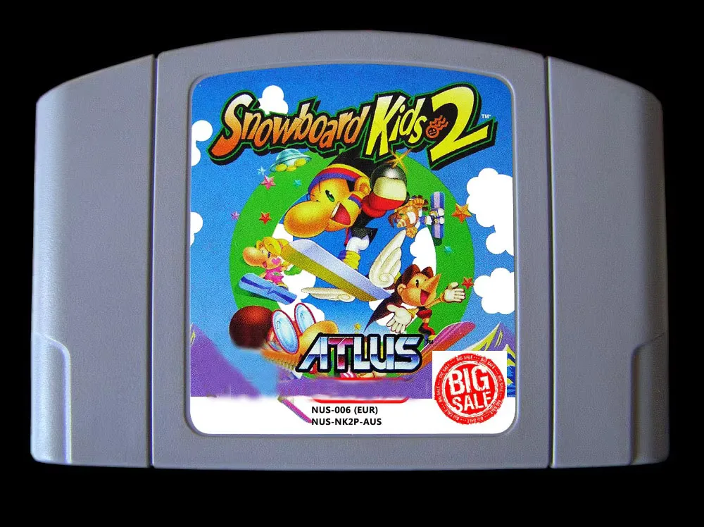 Jeux 64 bits ** Snowboard Kids 2 (langue anglaise!! )