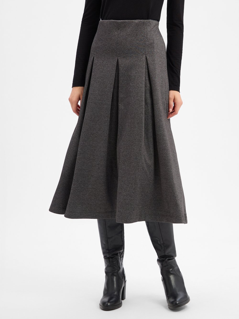 soyaconcept® Midirock Damen anthrazit, M