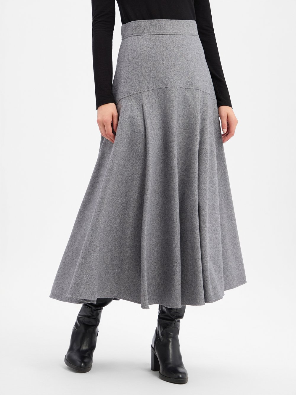 BOSS Rock mit Woll-Anteil Damen grau, 40