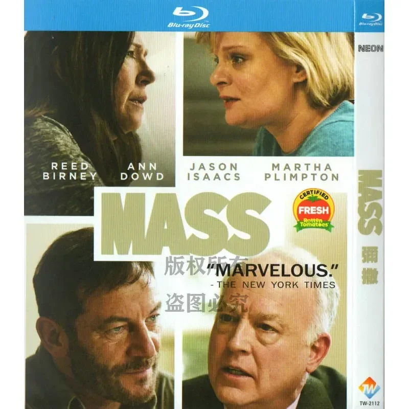 Film dramatique américain Blu-ray, haute définition 1080P, 1 disque Blu-ray, non DVD
