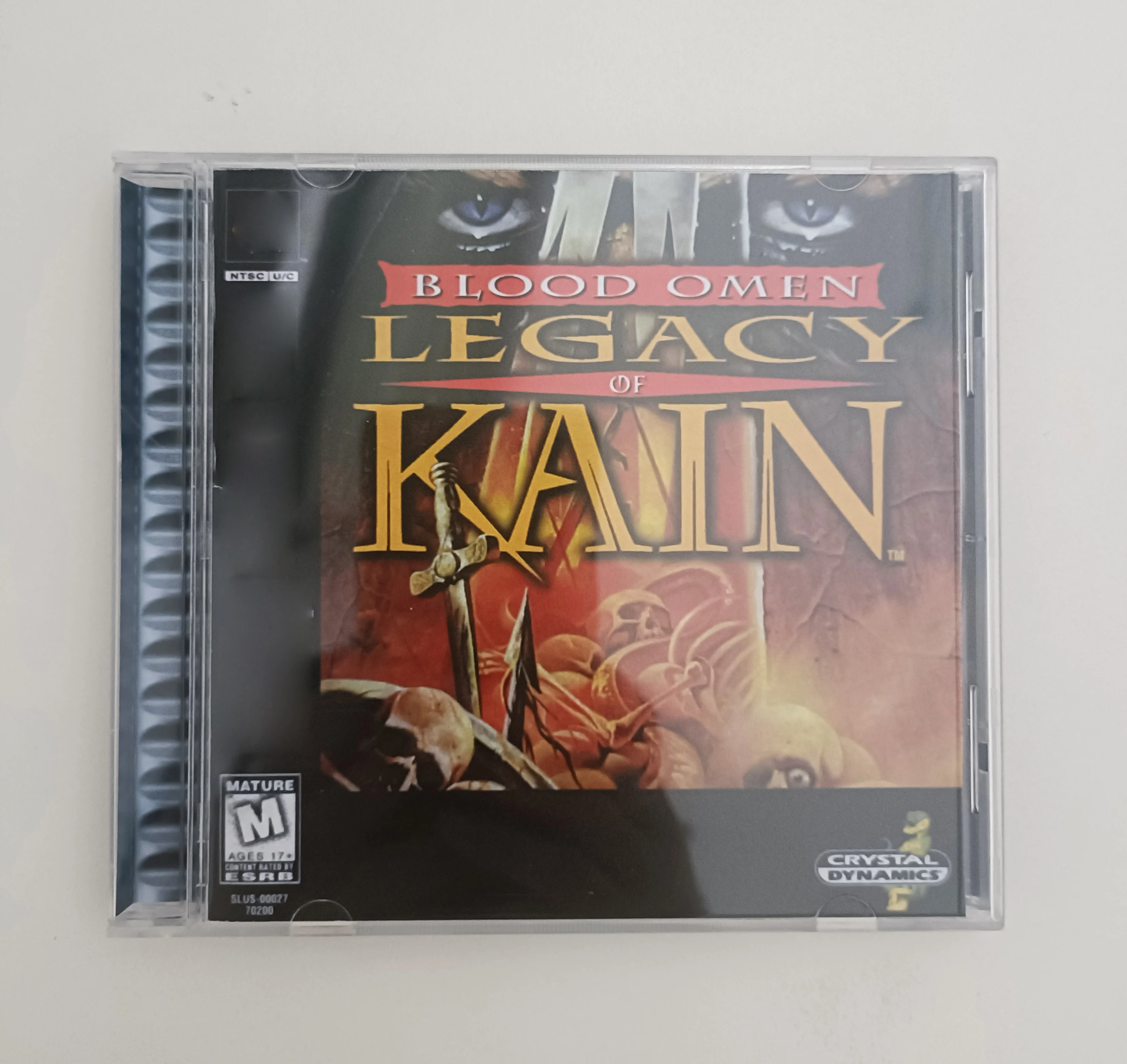 PS1 Legacy of Kain With Manual Copy Disc Game Unlock Console Station 1 Retro Optical Driver Video Game accessories