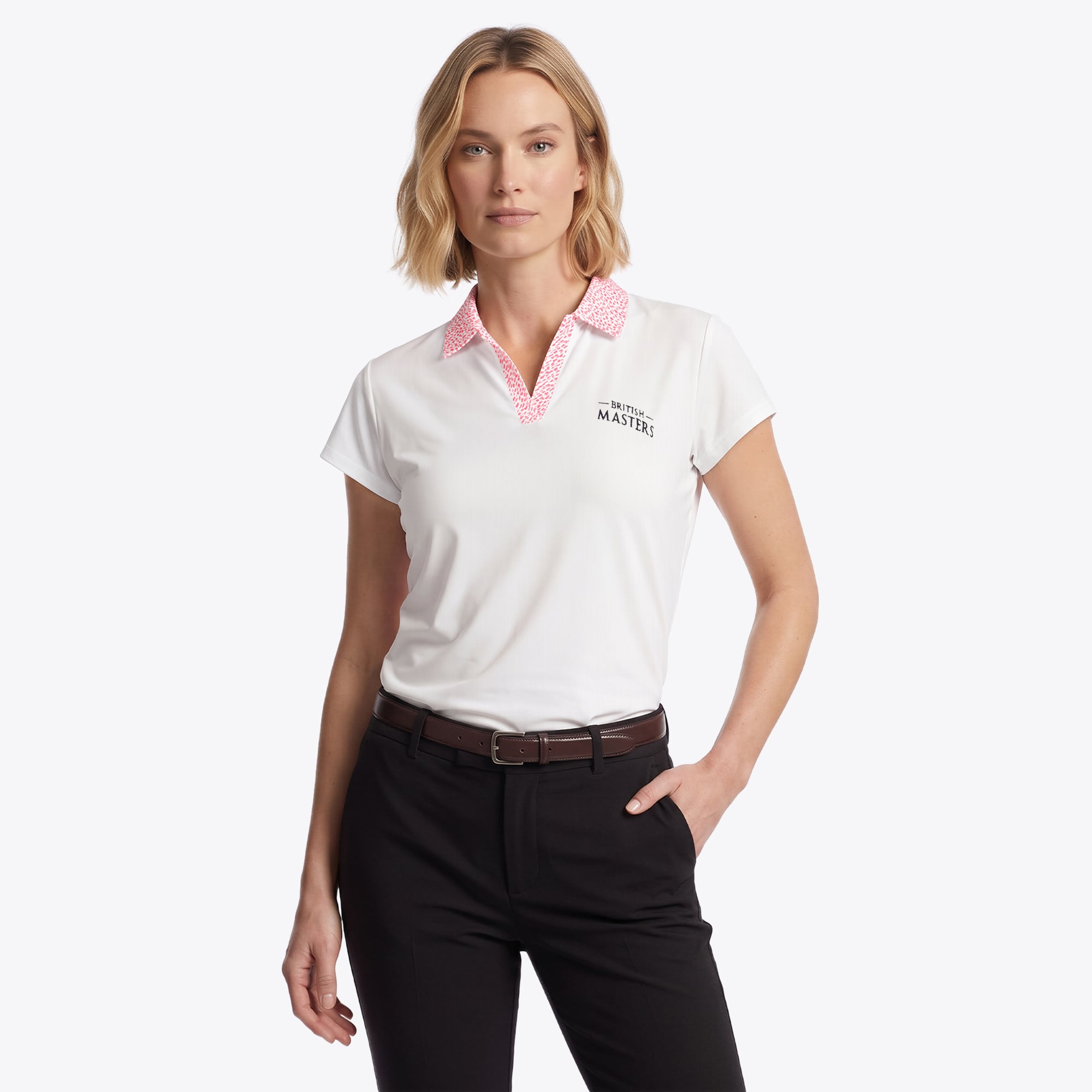 Husqvarna British Masters Footjoy Poloshirt – Weiß