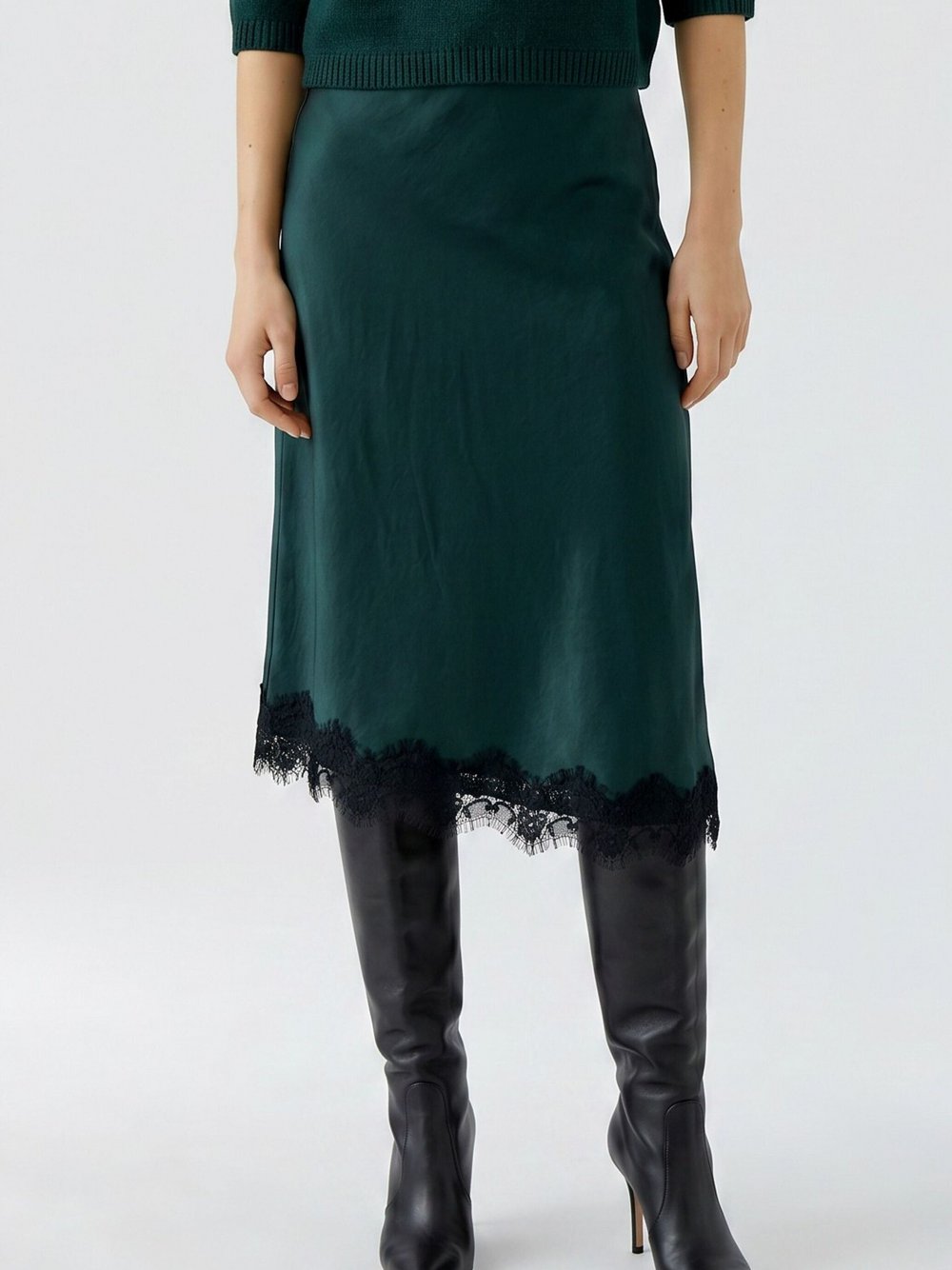 Oui Midirock Damen grün, 38