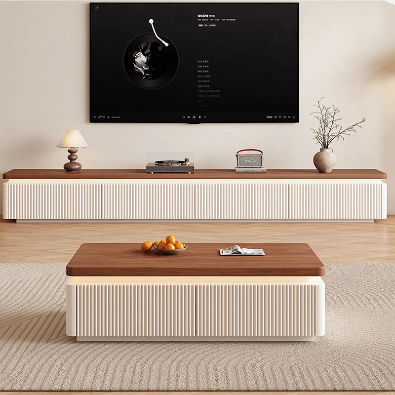 Eleganter europäischer TV-Ständer, Vintage-Ästhetik, luxuriöses Retro-TV-Möbel, italienisches Display, TV-Möbel, Wohnzimmermöbel