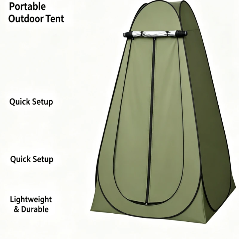 Tragbares Privatsphäre-Duschzelt Undurchsichtiger Umkleideraum Camping-Toilette Angeln Warm Outdoor Wasserdicht