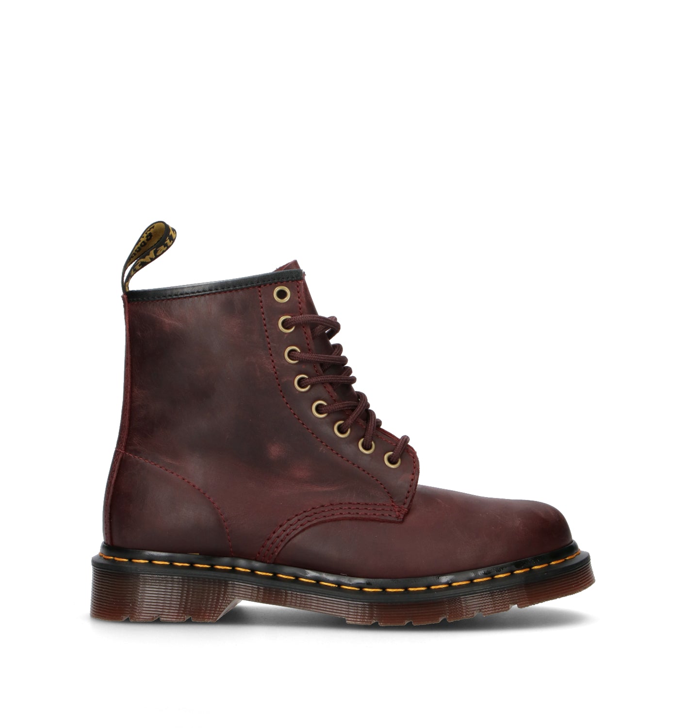 DR. MARTENS 1460 Anfibio donna bordeaux in pelle