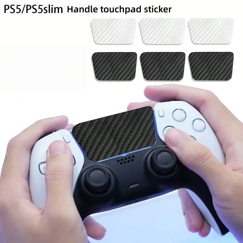 Skin Stickers for PS5 Controller Solid Color Multiple-texture Sticker for Playstation 5 Touchpad Gamepad Protector(2 pcs)