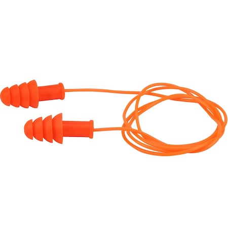 PIP 267-HPR400C Reusable TPR Corded Ear Plugs, NRR 27 / SNR 33, 100PK
