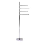 Allied Brass Soho 4 Swing Arm Free Standing Towel Stand Metal in Gray | 49 H x 9.25 D in | Wayfair SH-84-PC