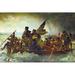 Buyenlarge 'Washington Crossing the Delaware Painting Print' Painting Print Canvas in White | 24 H x 36 W x 0.75 D in | Wayfair 16075-6C2436