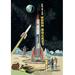 Buyenlarge Friction Moon Rocket Vintage Advertisement on Wrapped Canvas in White | 36 H x 24 W x 0.75 D in | Wayfair 01708-2C2436