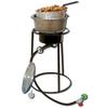 King Kooker Outdoor Cooker Package w/ Cast Iron Pot Steel in Black/Gray | 28.25 H x 16.25 W x 16.25 D in | Wayfair 22PKPTC